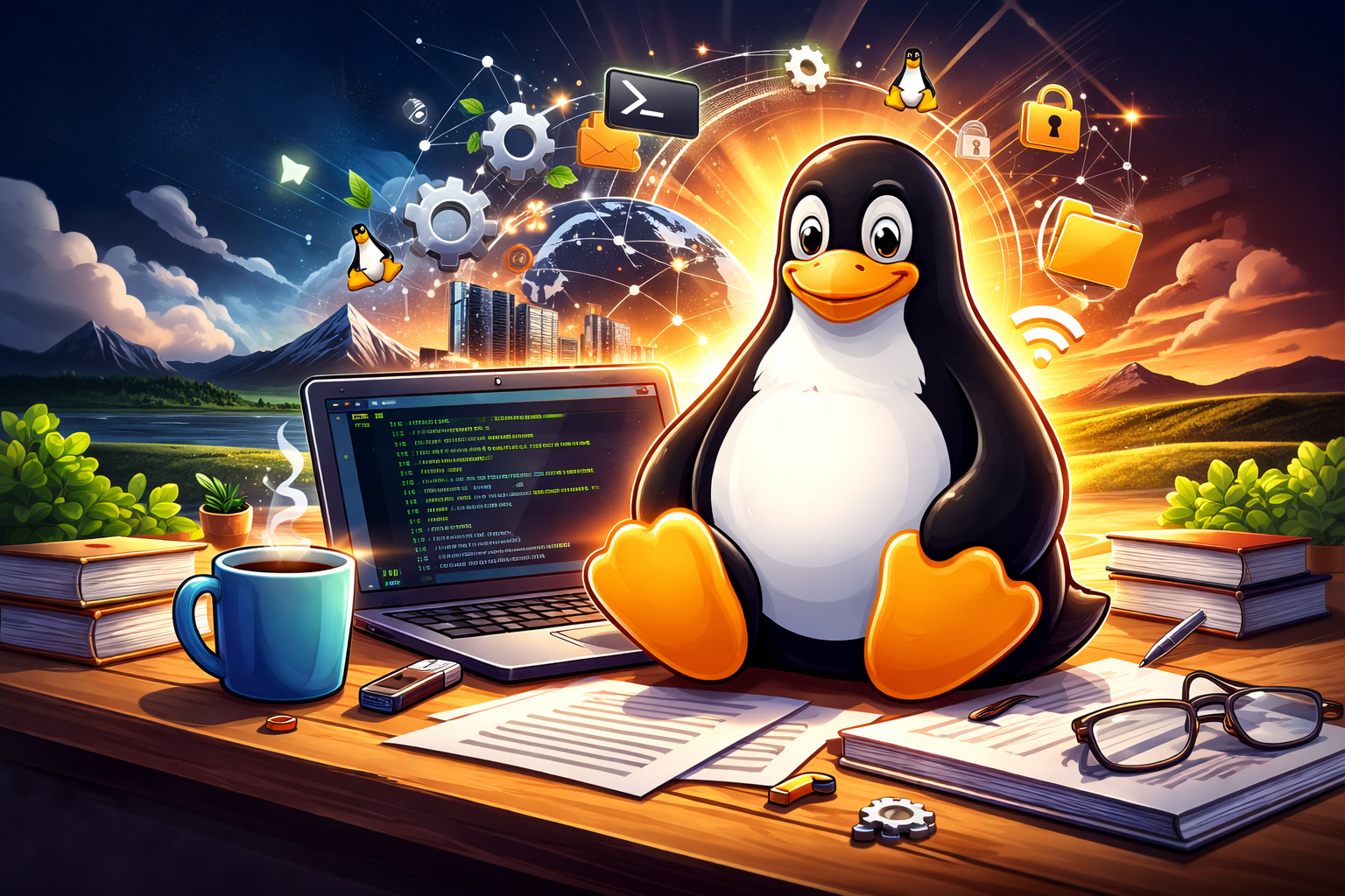 Terminal Linux e Interface Gráfica